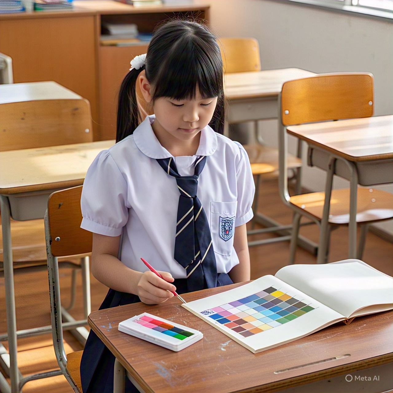 School uniforms display