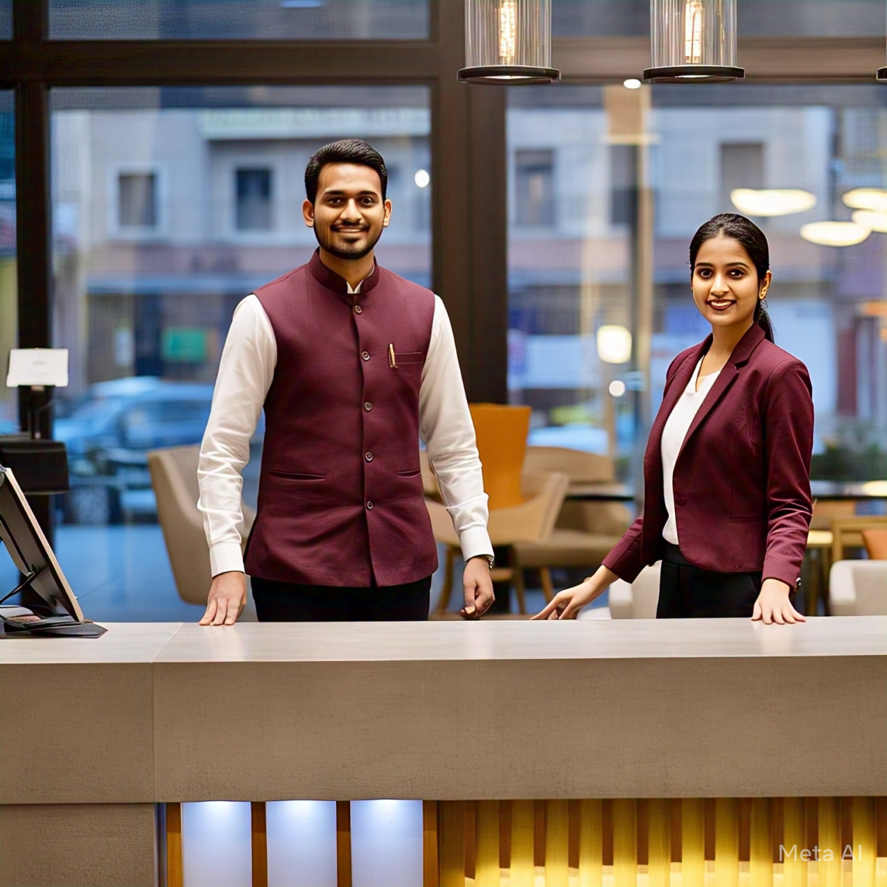 Hotel staff uniforms